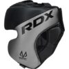 RDX L1 Mark Vollschutz Boxtraining Kopfschutz silber - Seitenansicht