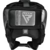 RDX L1 Mark Vollschutz Boxtraining Kopfschutz silber - Rückansicht