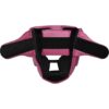 RDX T1F Kopfschutz mit abnehmbarem Gesichtskäfig pink - Rückansicht mit offenem Klett