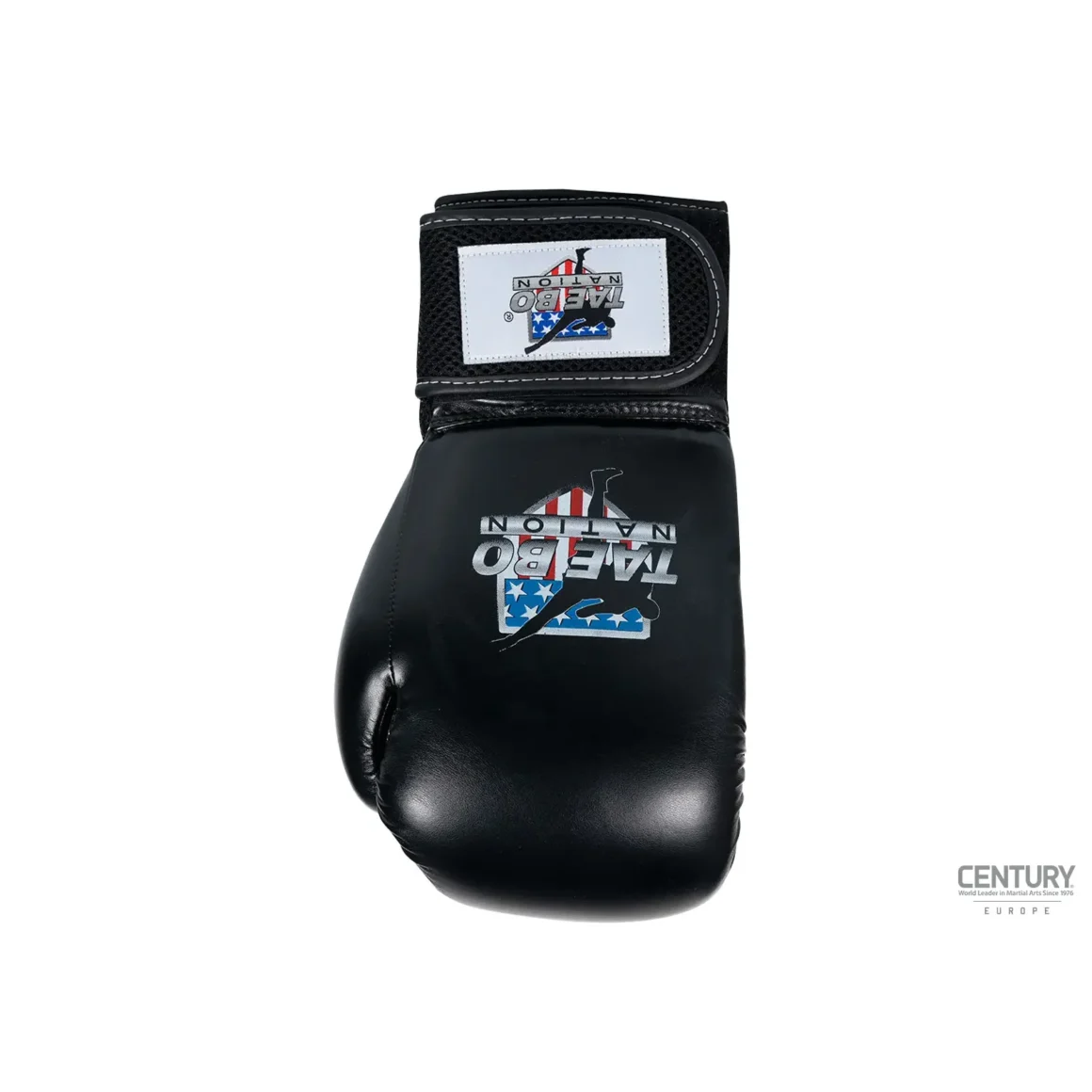 Century Tae Bo Nation Billy Blanks Boxhandschuhe schwarz - Vorderansicht Faust unten