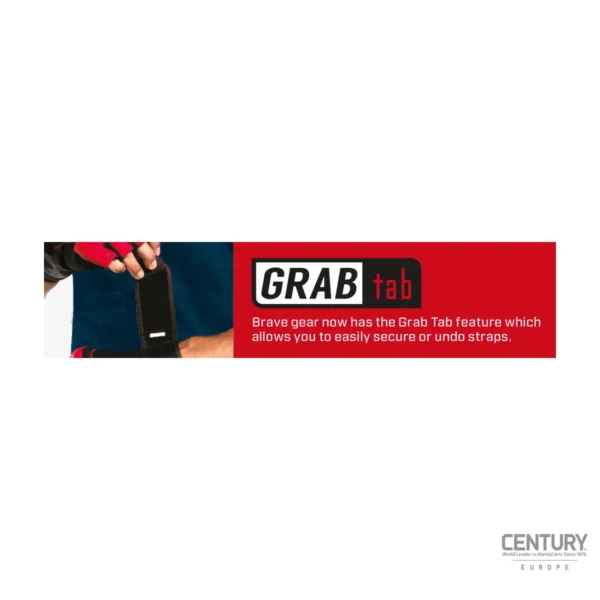 Century Brave Boxhandschuhe grab tab - Brave Gear verfügt jetzt über die Grab Tab Funktion, mit der du Gurte leicht sichern oder lösen kannst