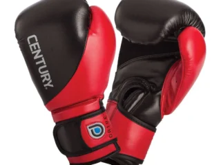 Century Drive Kinder Boxhandschuhe schwarz-rot - Rückhand und Innenhand