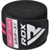 RDX KR11 Kniebandage pink - aufgerollt