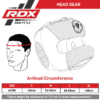 RDX L2 Mark Pro Kopfschutz mit Nasenschutzbügel Gold, Silber - Größentabelle