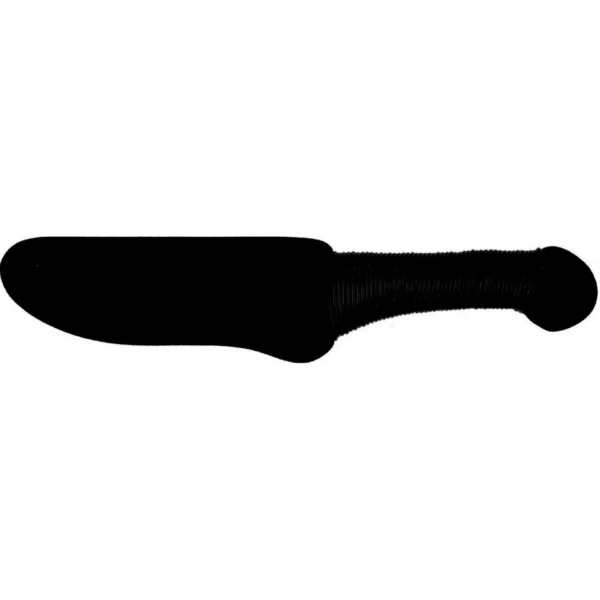 Kwon Haimesser aus Holz mit Schaumstoffmantel schwarz - Ansicht horizontal