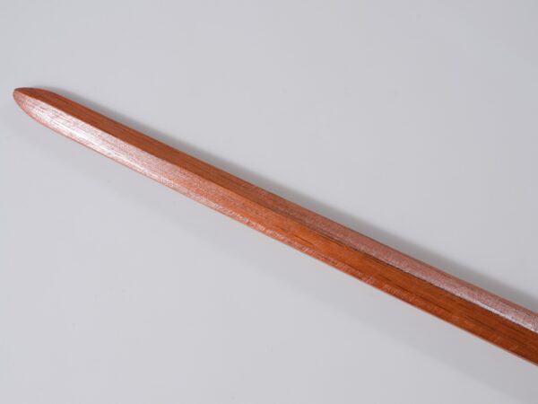 Kwon Tai Chi Schwerz Holz ca. 85 cm braun - Nahaufnahme Schwertschneide
