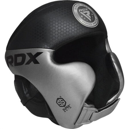 RDX L1 Mark Vollschutz Boxtraining Kopfschutz silber - Seitenansicht