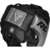 RDX L1 Mark Vollschutz Boxtraining Kopfschutz silber - Rückansicht seitlich oben