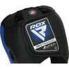 RDX Apex Box Kopfschutz mit Nasenschutzbügel blau - Rückansicht Nahaufnahme