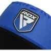 RDX Apex Box Kopfschutz mit Nasenschutzbügel blau - Nahaufnahme Logo