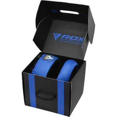 RDX Apex Box Kopfschutz mit Nasenschutzbügel blau - Boxhelm im Verkaufskarton