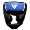 RDX Kopfschutz Aura Plus t-17 blau - Frontansicht