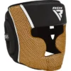 RDX Kopfschutz Aura Plus t-17 gold - Seitenansicht links