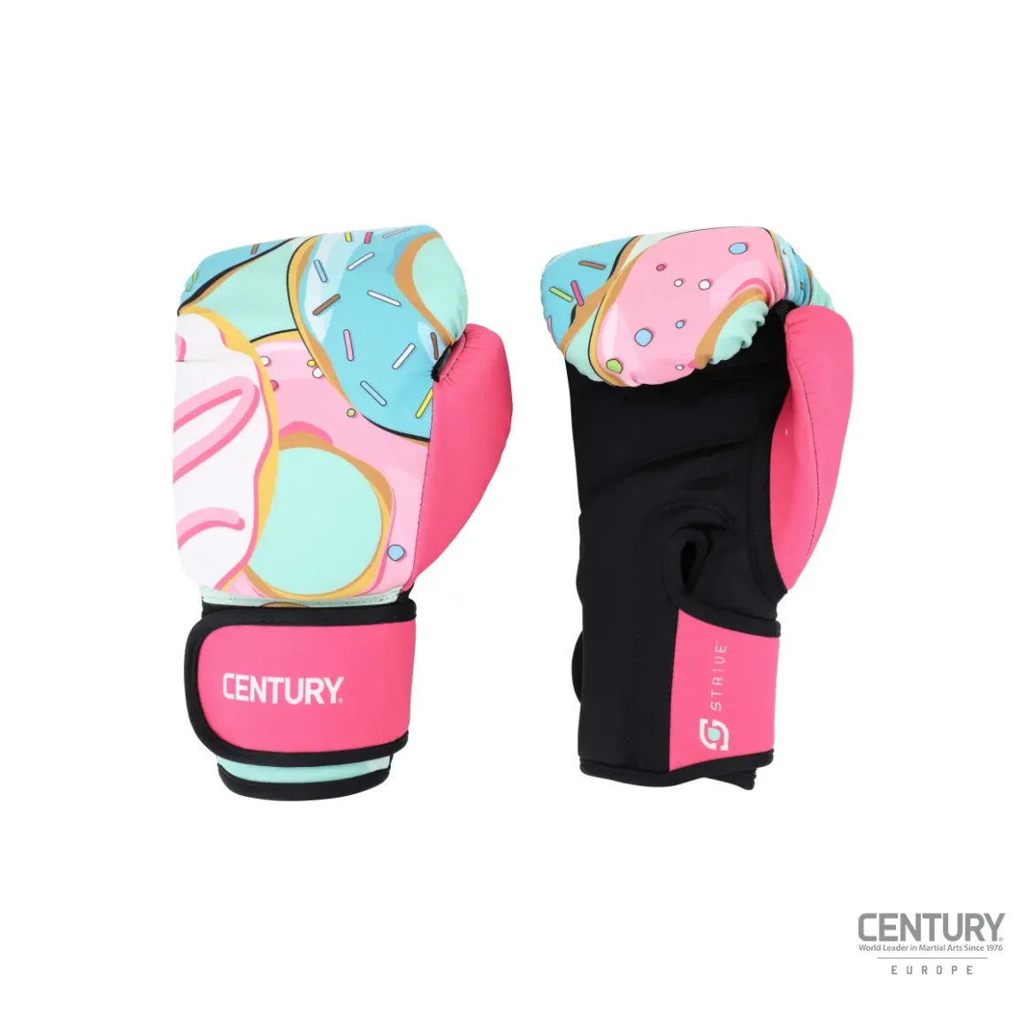 Century Strive waschbare Boxhandschuhe donut - Rückhand und Innenhand