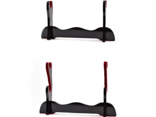 John Lee Tischständer für ein oder zwei Samuraischwerter – Vorderansicht