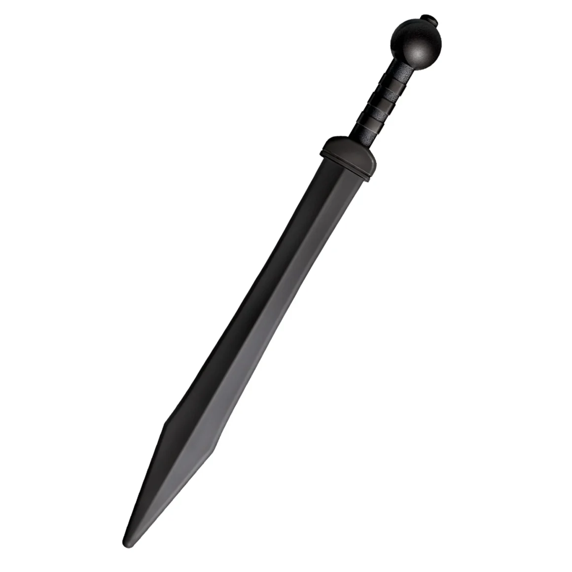 Cold Steel Trainingsschwert aus Kunststoff - Seitenansicht Klinge nach unten links gerichtet