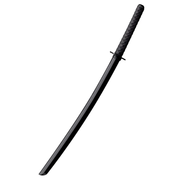 Cold Steel O Bokken Trainingsschwert mit optimiertem Griff - Seitenansicht Schwertscheide nach unten links gerichtet