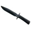 Cold Steel Trainingsmesser Military Classic aus Gummi - Seitenansicht Klinge nach oben links gerichtet