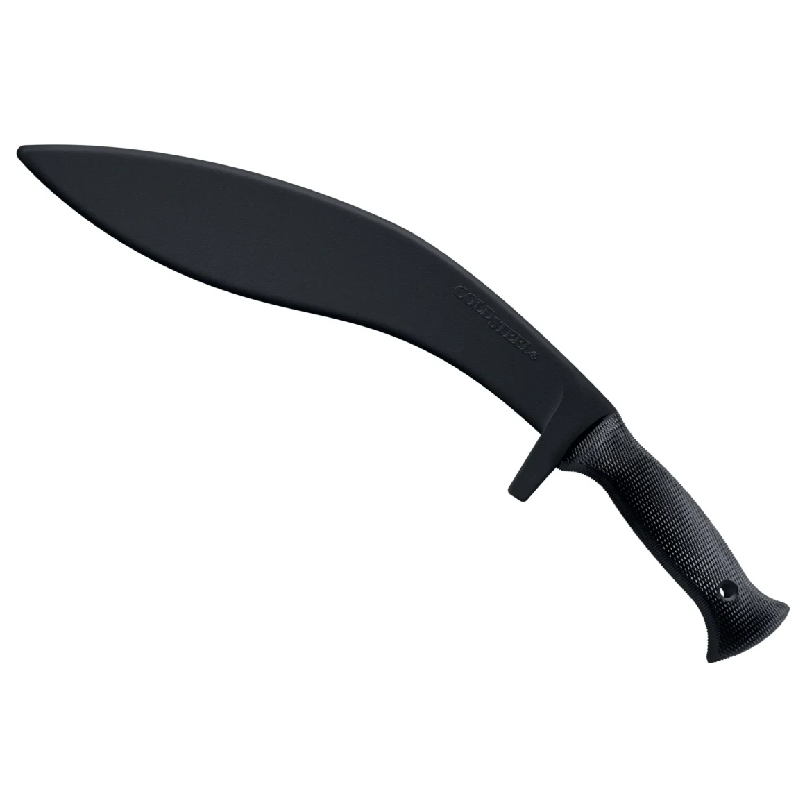Cold Steel Trainings Kukri aus Gummi - Seitenansicht Klinge nach oben links gerichtet