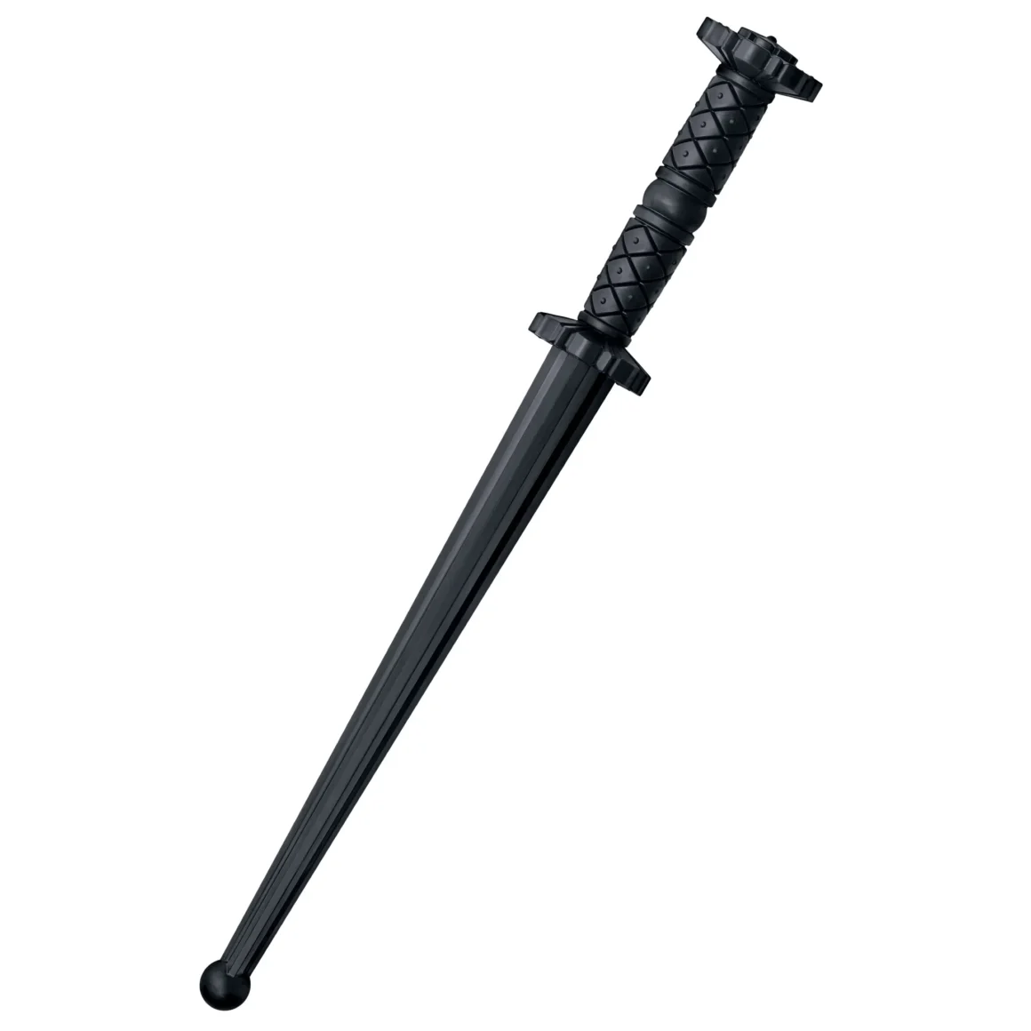 Cold Steel Trainings Scheibendolch aus Gummi - Seitenansicht Spitze nach unten links gerichtet
