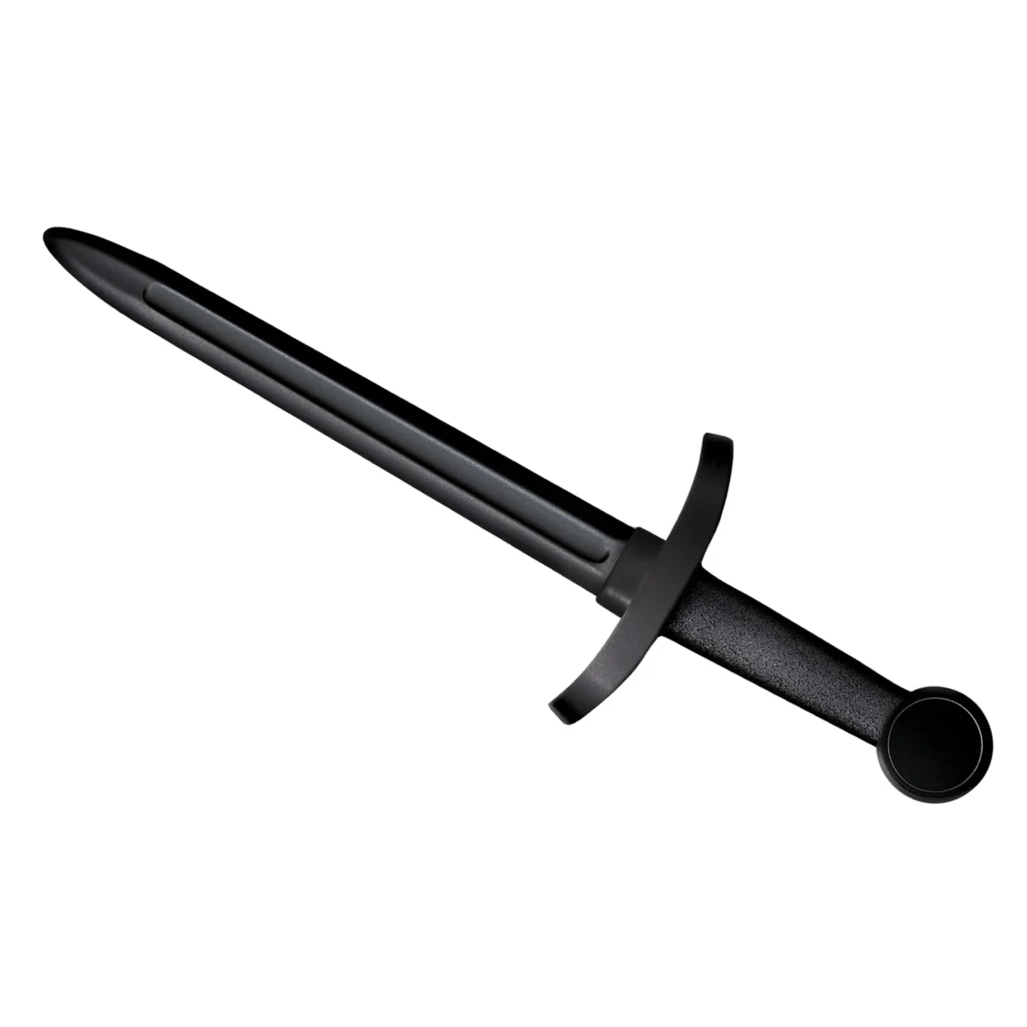 Cold Steel Dolch aus Kunststoff - Seitenansicht Klinge nach oben links gerichtet