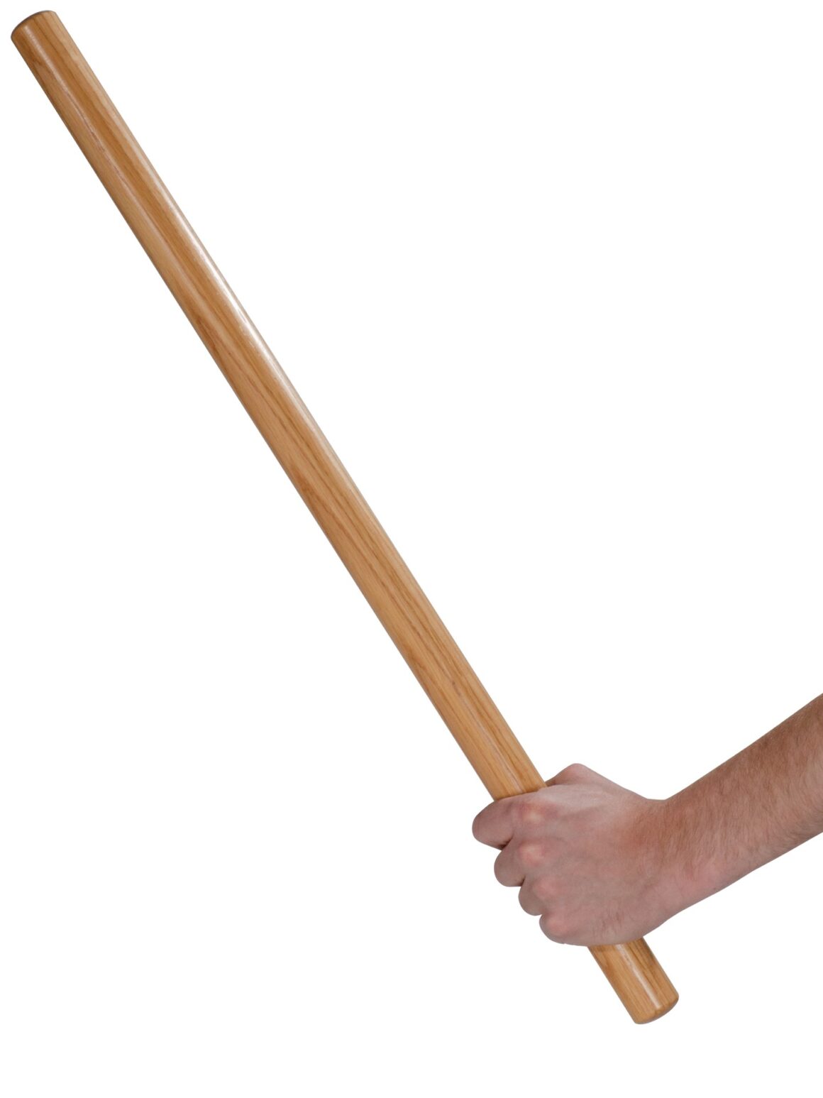 Kwon Escrima Stock Bavaria Natur Roteiche Holz braun 66 cm - Hand hält Stab fest
