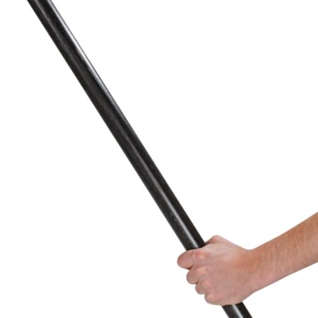 Kwon Escrima Stock Bavaria Roteiche Holz schwarz 66 cm - Hand hält Stab fest