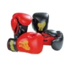 Kwon Kinder Boxhandschuhe Cobra schwarz-rot und rot-schwarz - Handrücken und Innenseite