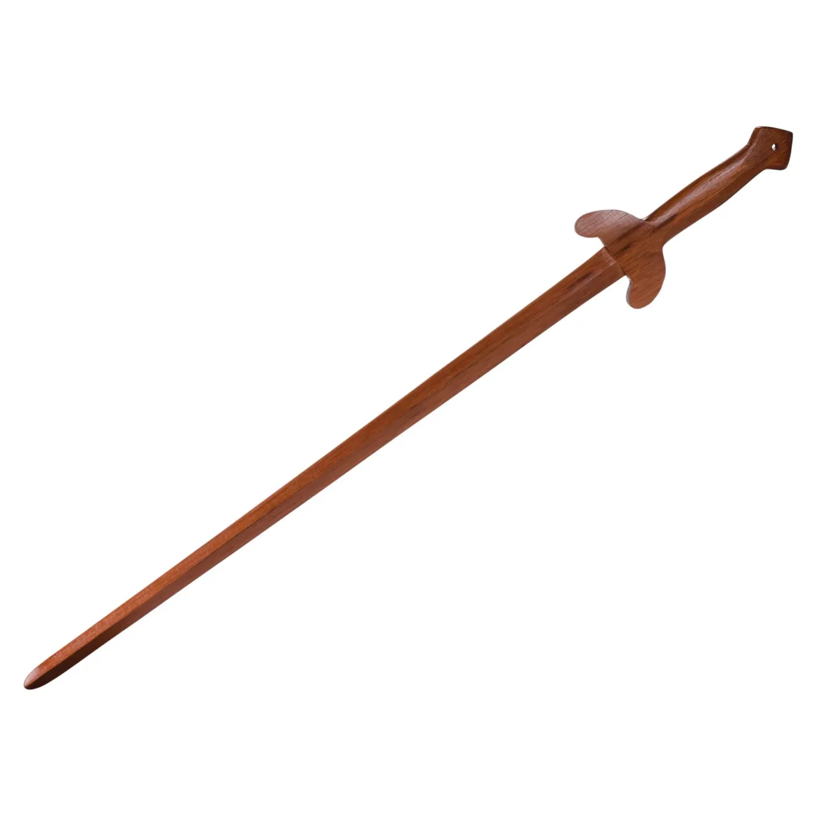 Kwon Tai Chi Schwerz Holz ca. 85 cm braun - Ansicht schräg