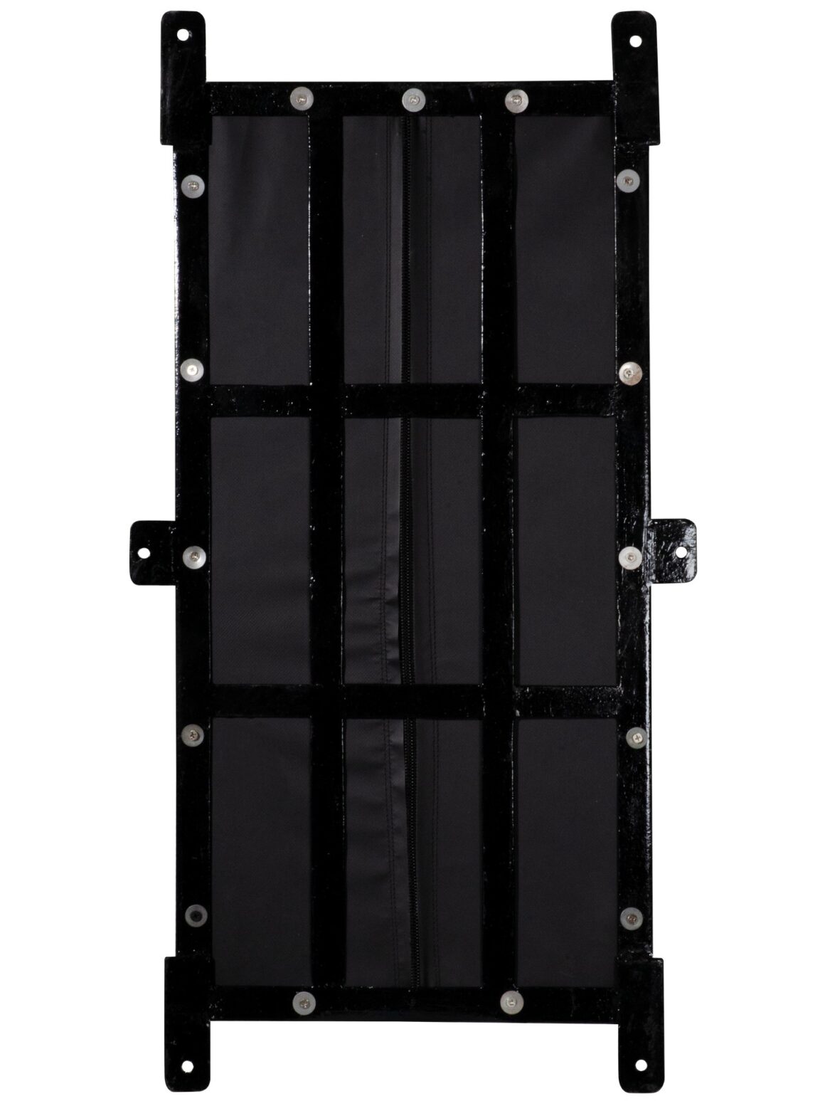 Kwon Wandschlagkissen schwarz weiß - Rückansicht Wandbesfestigung