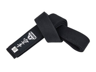 Punok Kata Grütel Schwarz - Ansicht verknotet