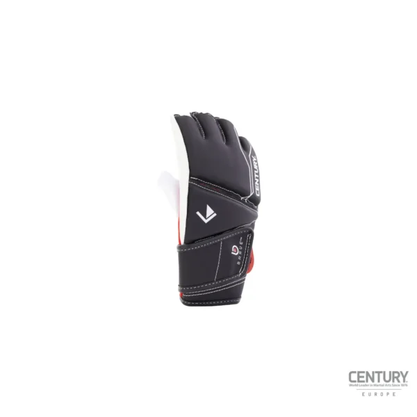 Century Brave Grip Bag Handschuhe rot-schwarz - Rückhand seitlich links