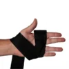 Kwon Professional Boxing Premium Gel Boxbandage unelastisch schwarz - Handinnenfläche Band leicht gewickelt