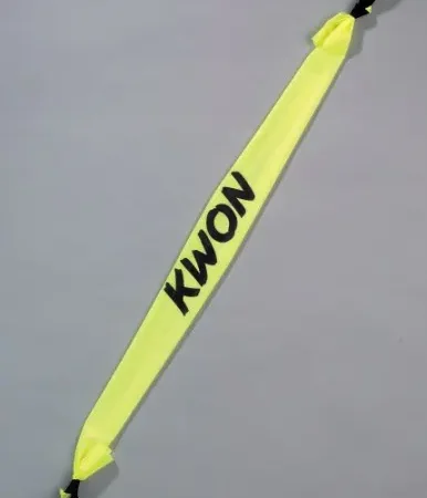 Kwon Quickband Fitnessband Elastikband gelb - Ansicht liegend volle Länge