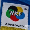 Punok Kata WKF Wettkampf Gürtel blau - Nahaufnahme WKF Logo