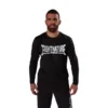 Fightnature Herren Longsleeve MMA schwarz - Vorderansicht