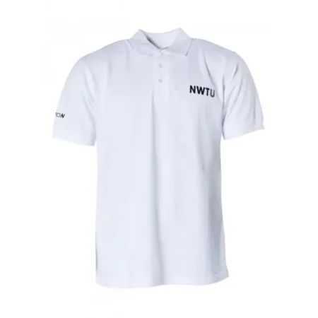 KWON – Poloshirt mit Druck NWTU (weiß)