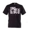 Kwon T-Shirt Thai Kickboxing schwarz - Vorderansicht