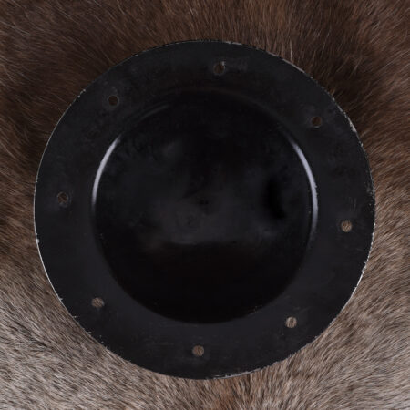 Schildbuckel mit Nieten, 21,5 cm (Stahl) – Bild 5