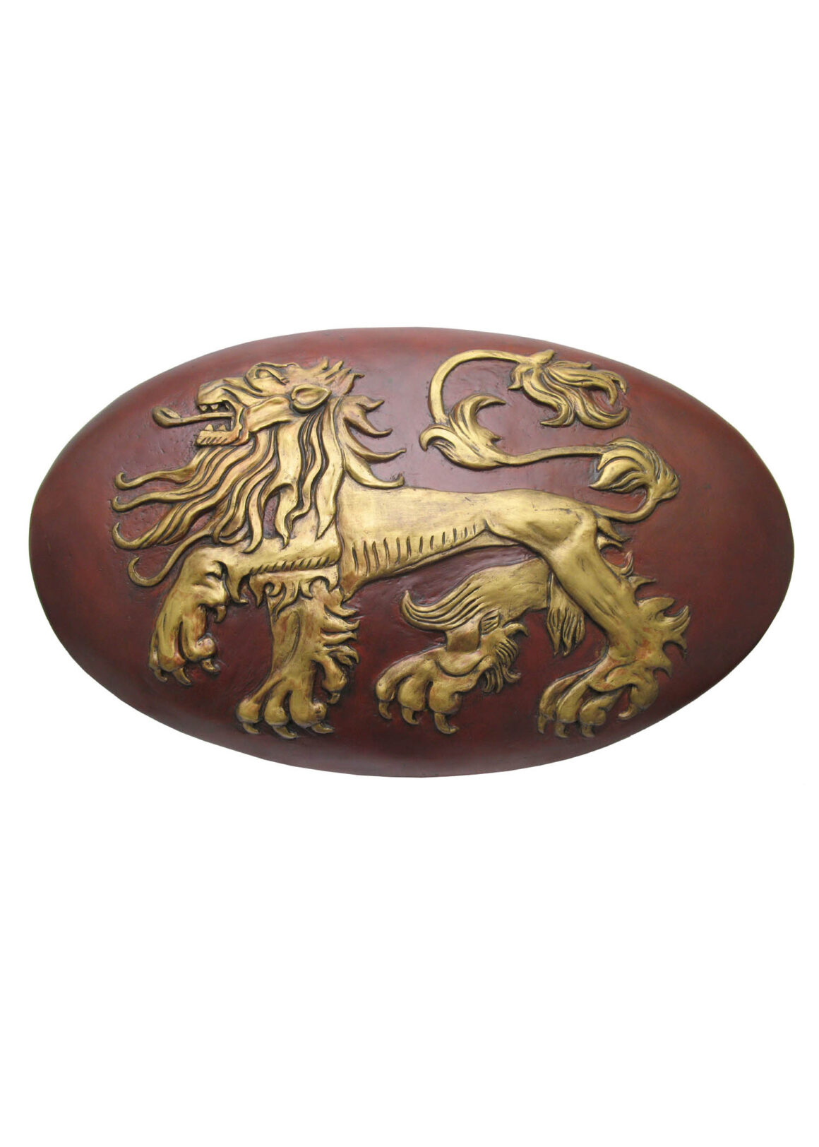 Game Of Thrones - Lennister Schild (Fiberglas, Kunstharz, Filz, Leder)