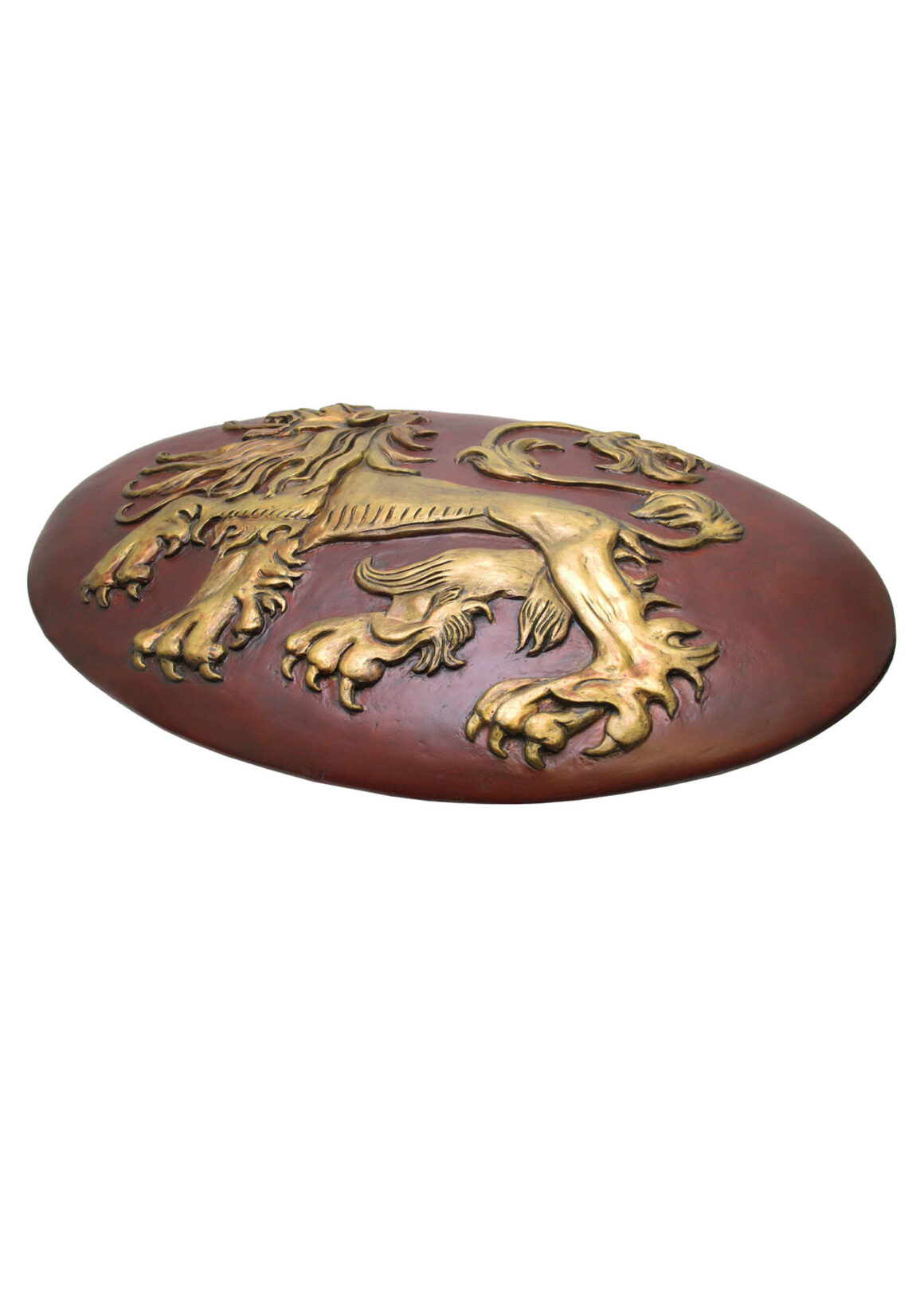 Game Of Thrones - Lennister Schild (Fiberglas, Kunstharz, Filz, Leder)
