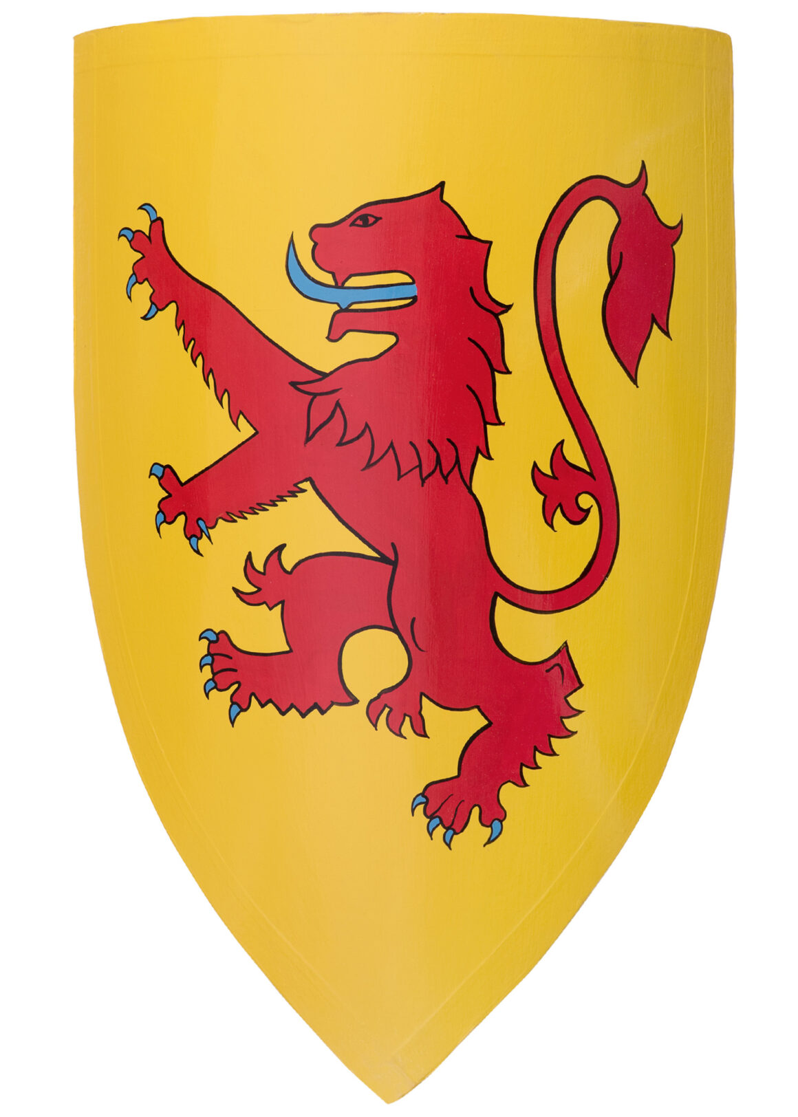 Schild von Robert Bruce, Schottisch, V-Form (Holz)