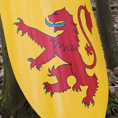 Schild von Robert Bruce, Schottisch, V-Form (Holz) – Bild 4