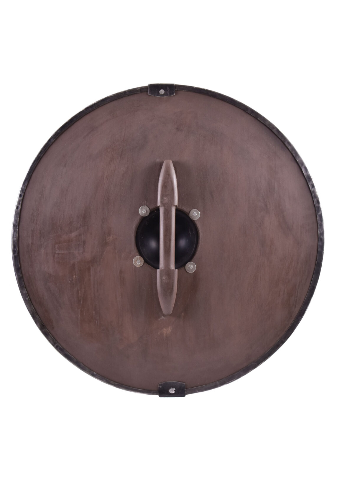 Wikingerschild mit Greiftier-Motiv, handbemalt, 61 cm (Holz, Stahl)