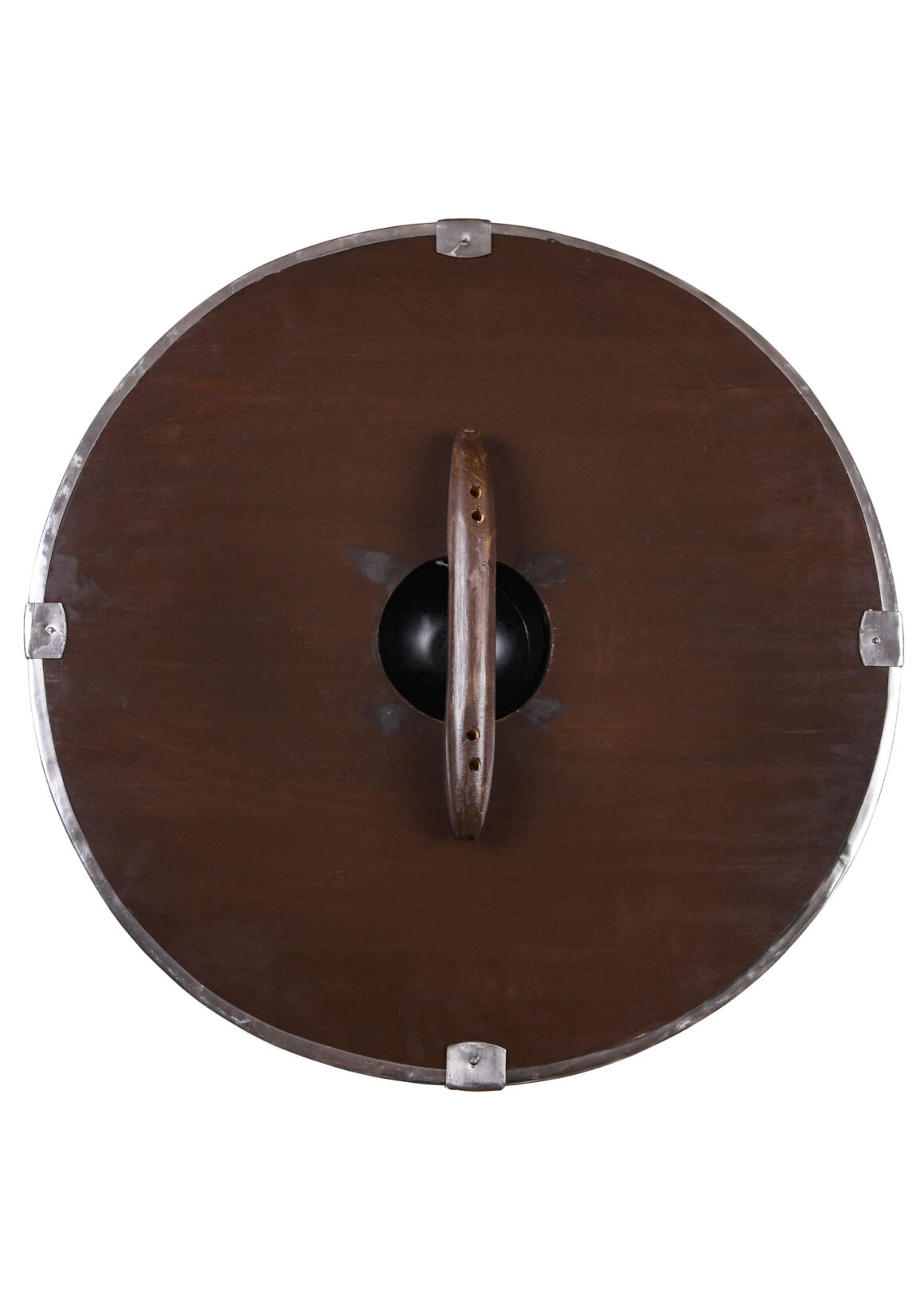 Angelsächsischer Schild mit Schlangenmotiv und Runen, 61 cm (Holz, Stahl)