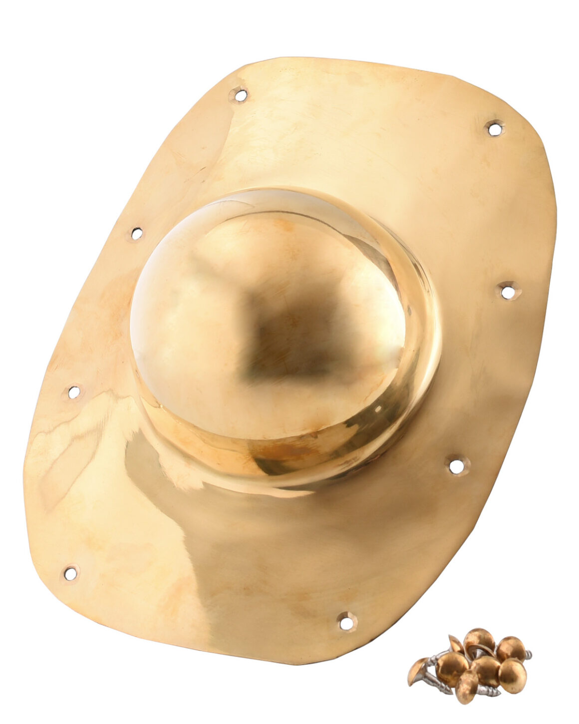 Umbo, Römischer Schildbuckel mit Schrauben (Messing)