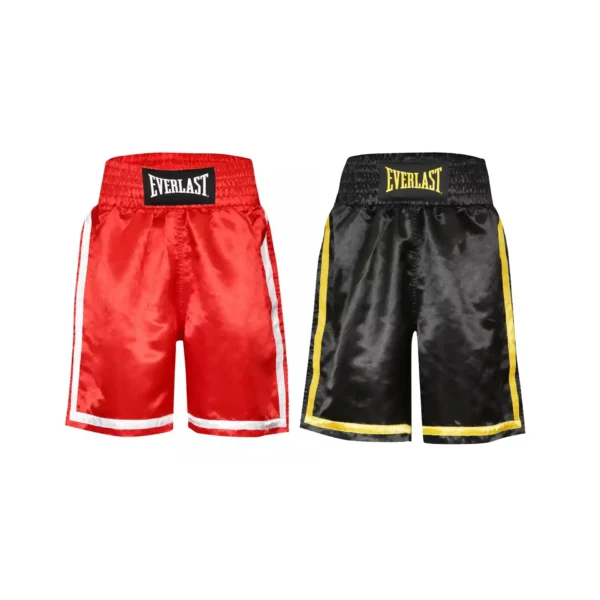 Everlast Boxshort rot-weiß, schwarz-gold - Vorderansicht