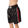 Kwon Professional Boxing Box Shorts Ansicht aller Farben schwarz-rot - Vorderansicht seitlich an Kampfsportler