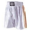 Kwon Professional Boxing Box Shorts weiß-gold - Vorderansicht seitlich