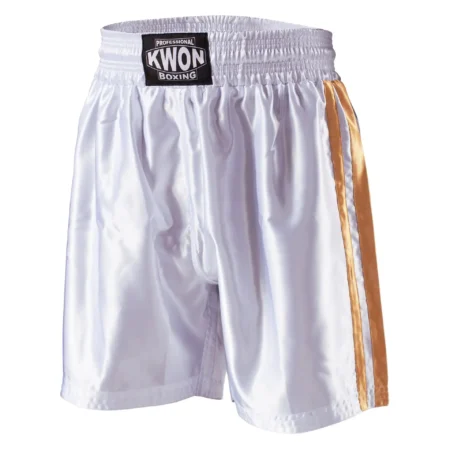 KWON PROFESSIONAL BOXING – Box-Shorts (weiß-gold)